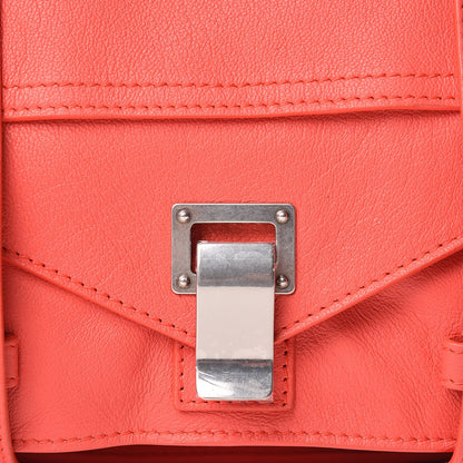 Proenza Schouler Lambskin Tiny PS1 Lux Satchel Geranium 9 of 11
