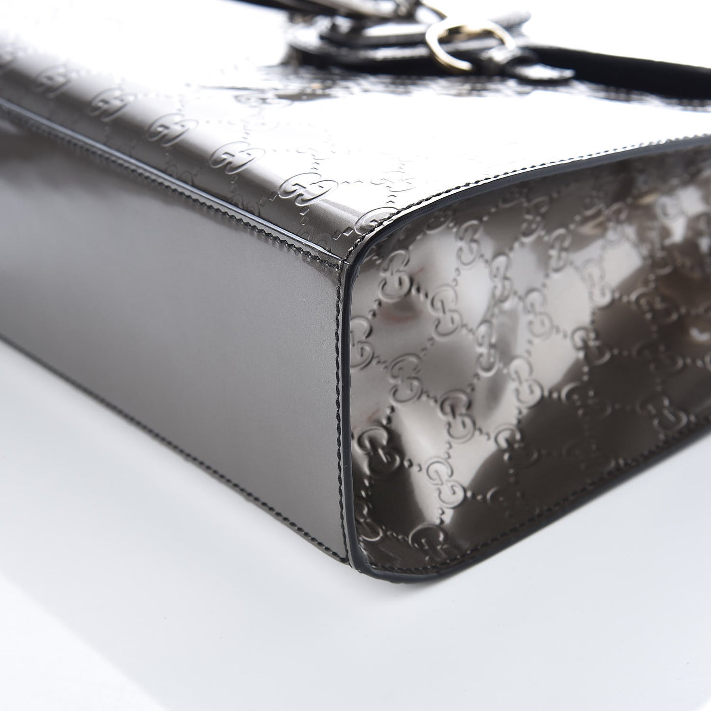 Shine Guccissima Large Emily Chain Shoulder Bag Sasso