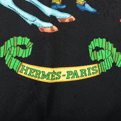 Hermes Silk Jacquard Les Fetes Du Roi Soleil Scarf 90 5 of 6
