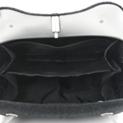 Chanel Felt Millennium 2005 Hard Case Crossbody Bag Grey 5 of 12