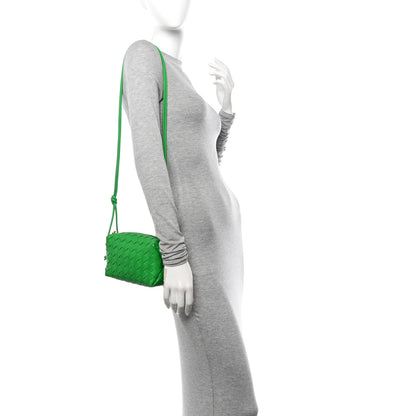 Bottega Veneta Nappa Intrecciato Mini Loop Camera Bag Parakeet 2 of 9