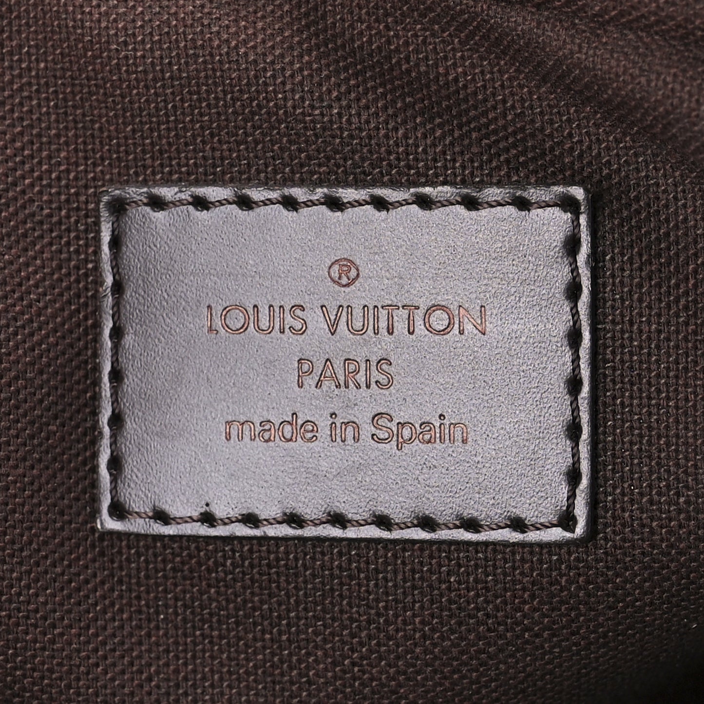 Damier Ebene Brooklyn Bum Bag
