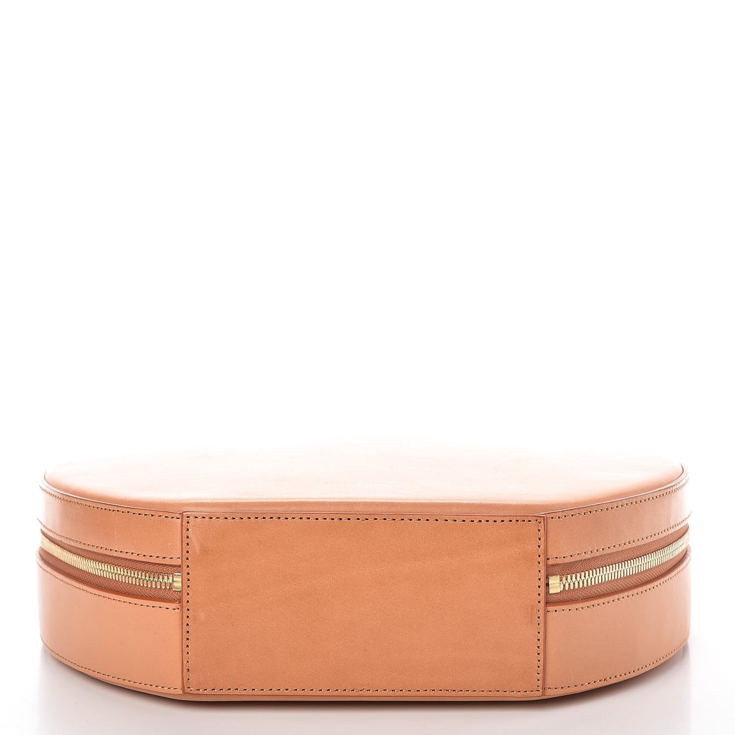 Vegetable Tanned Calfskin Circle Bag Cammello