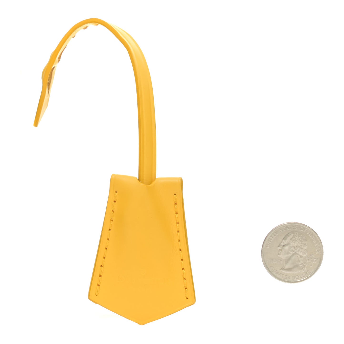 Calfskin Clochette Key Bell Holder Yellow