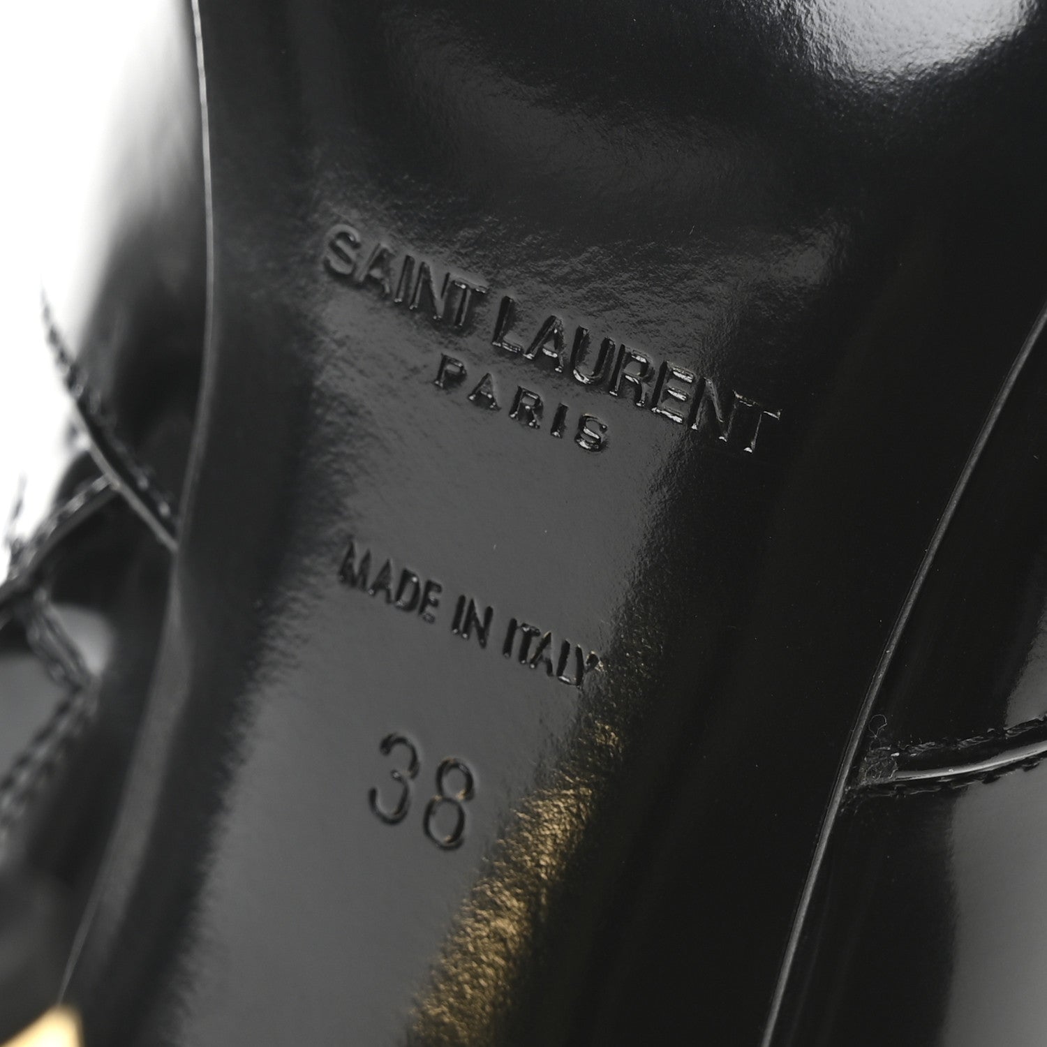Saint Laurent Vitello Marilyn Auteuil 105 Ankle Zip Boots 38 Black 7 of 9