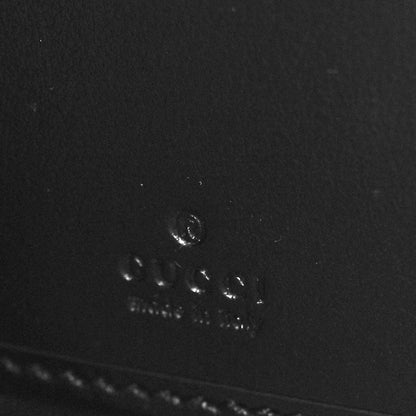 Gucci Calfskin Matelasse GG Marmont Zip Around Wallet Black 6 of 9