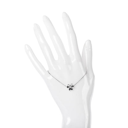 Van Cleef & Arpels 18K White Gold Diamond Mini Frivole Bracelet 2 of 6