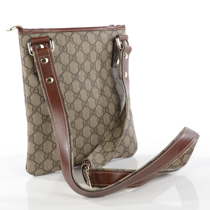 Gucci GG Plus Monogram Signature Web Loop Messenger Brown 3 of 7