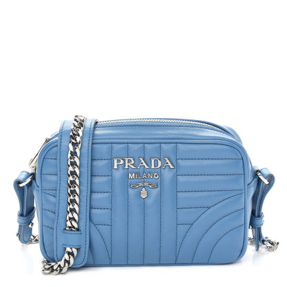 Prada Soft Calfskin Diagramme Crossbody Bag Mare 1 of 8