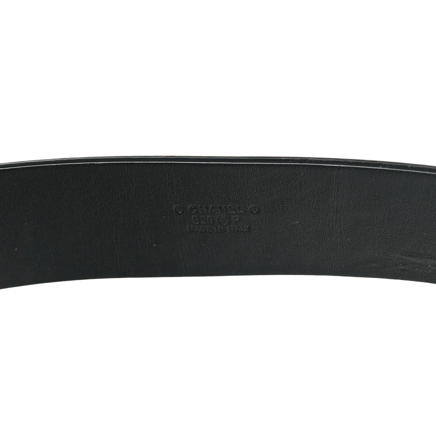 Chanel Caviar CC Logo Belt 95 38 Black 4 of 8