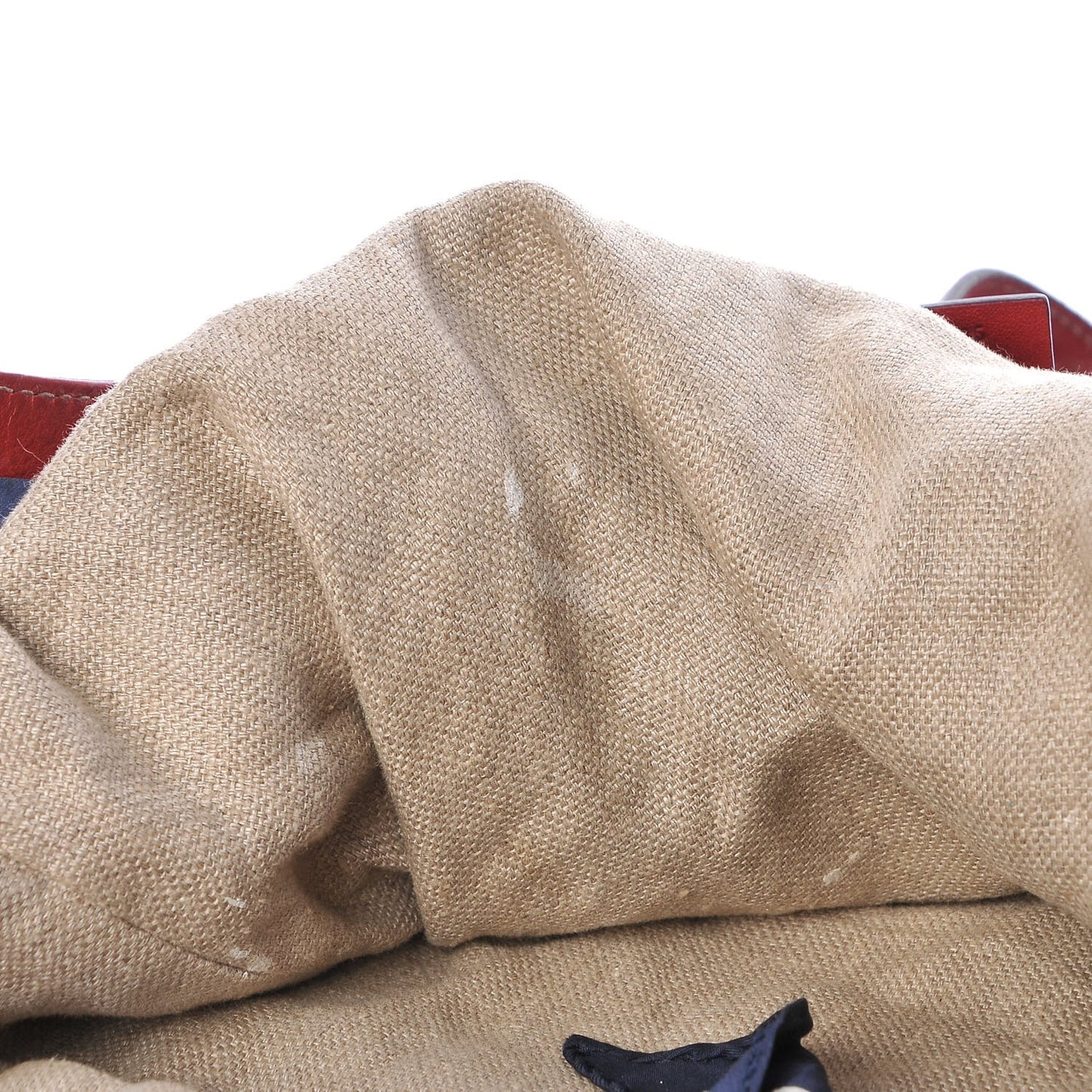 Monogram Large Positano Tote Navy Red