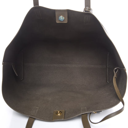 Saint Laurent Calfskin Large Shopping Tote Earth 7 of 10