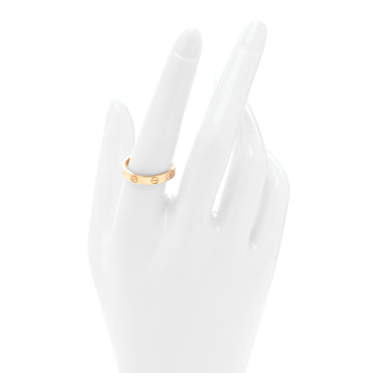 Cartier 18K Yellow Gold 3.5mm LOVE Wedding Band Ring 58 8.5 2 of 4