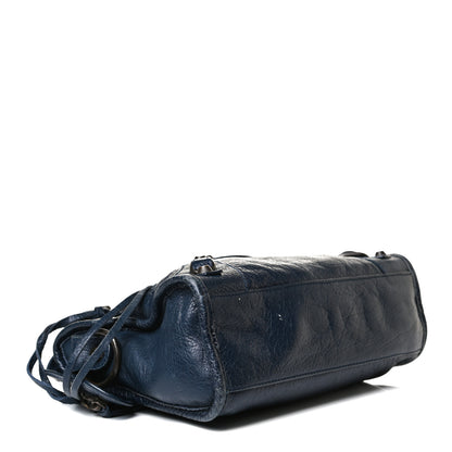 Balenciaga Agneau Classic Hardware Mini City Bleu Obscur 5 of 20