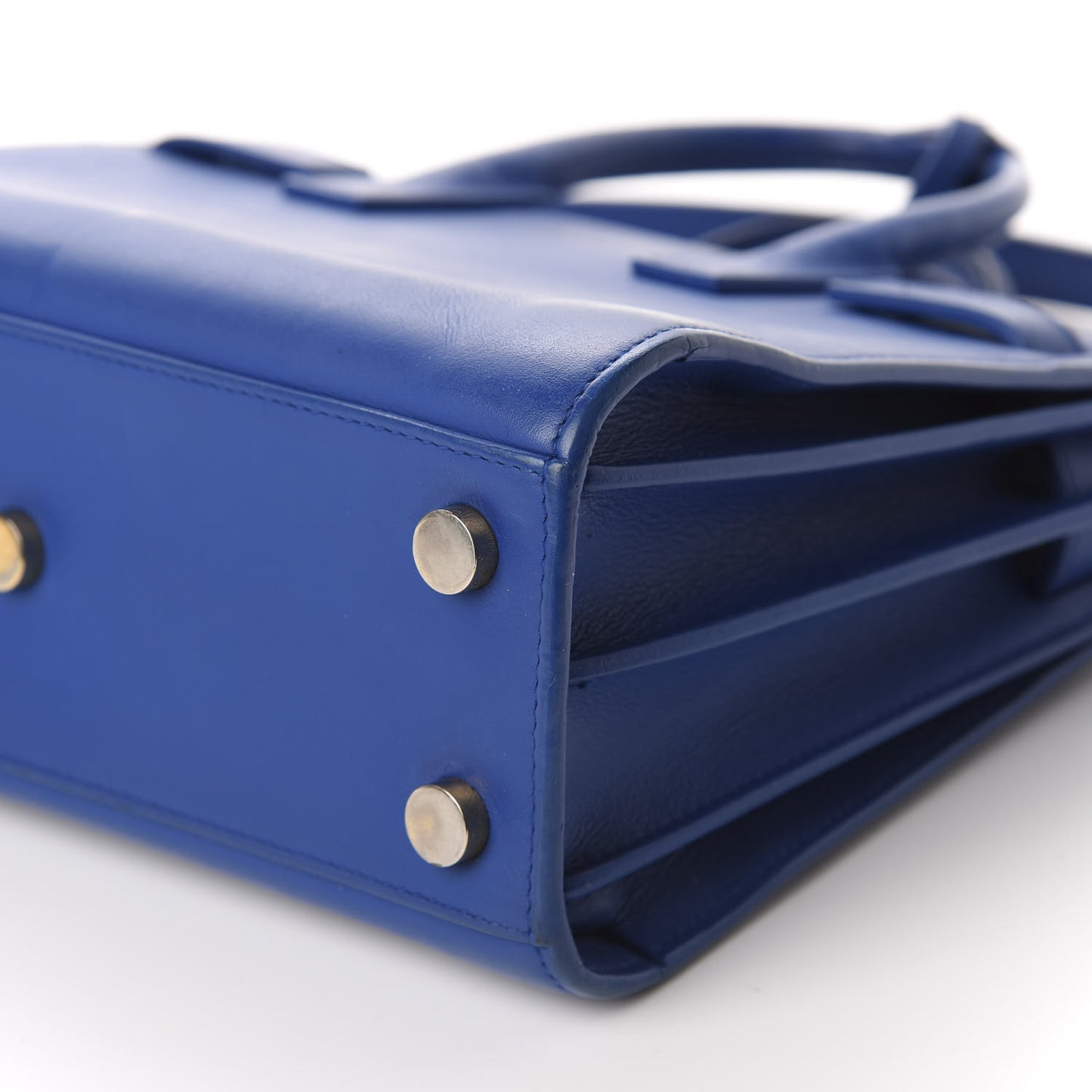 Calfskin Nano Sac De Jour Royal Blue