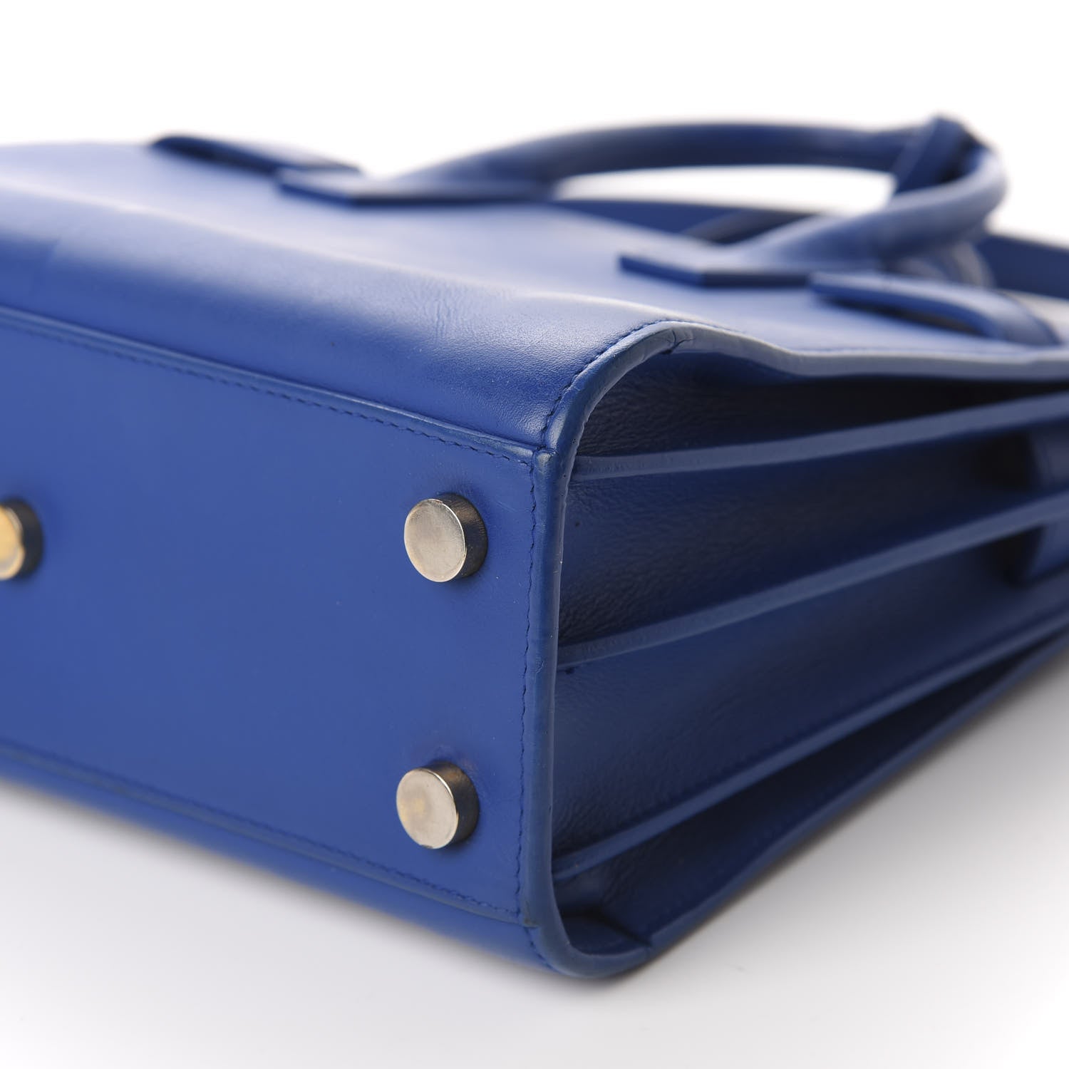Saint Laurent Calfskin Nano Sac De Jour Royal Blue 7 of 11