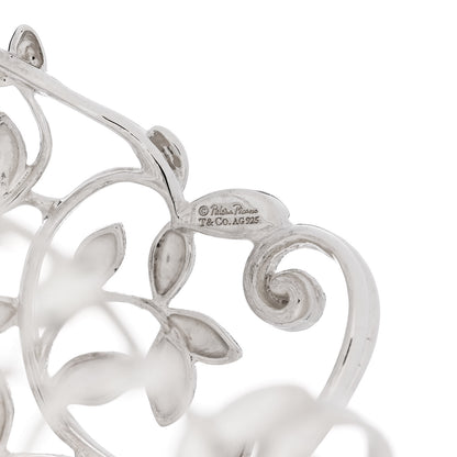 Tiffany Sterling Silver Wide Paloma Picasso Olive Leaf Cuff Bracelet 3 of 4