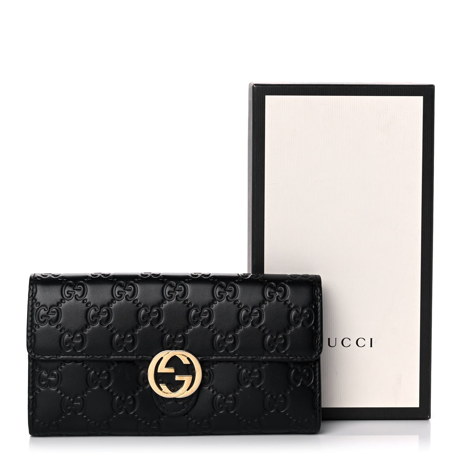 Gucci Guccissima Signature Icon Continental Wallet Black 12 of 12