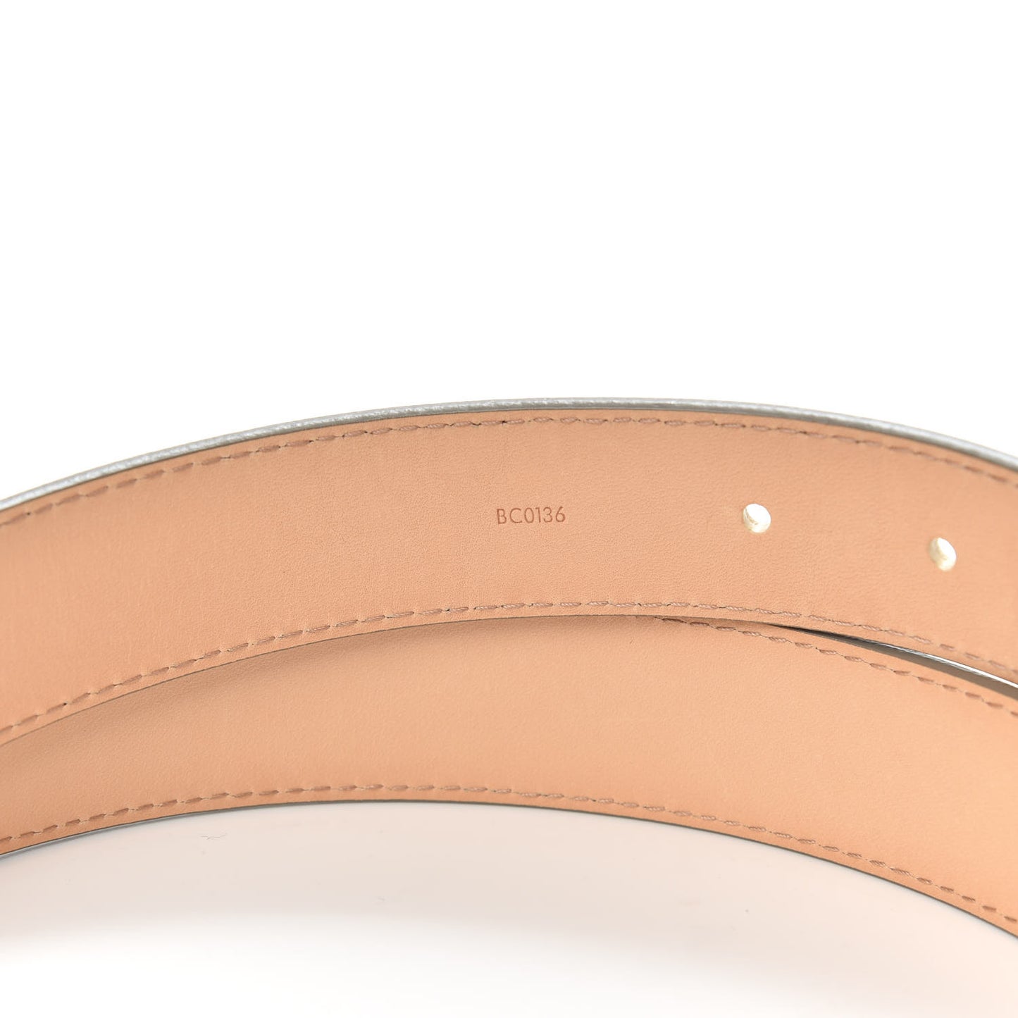Epi 30mm LV Initiales Belt 80 32 Ivory