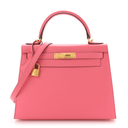 Hermes Epsom Kelly Sellier 28 Rose Azalee 1 of 13