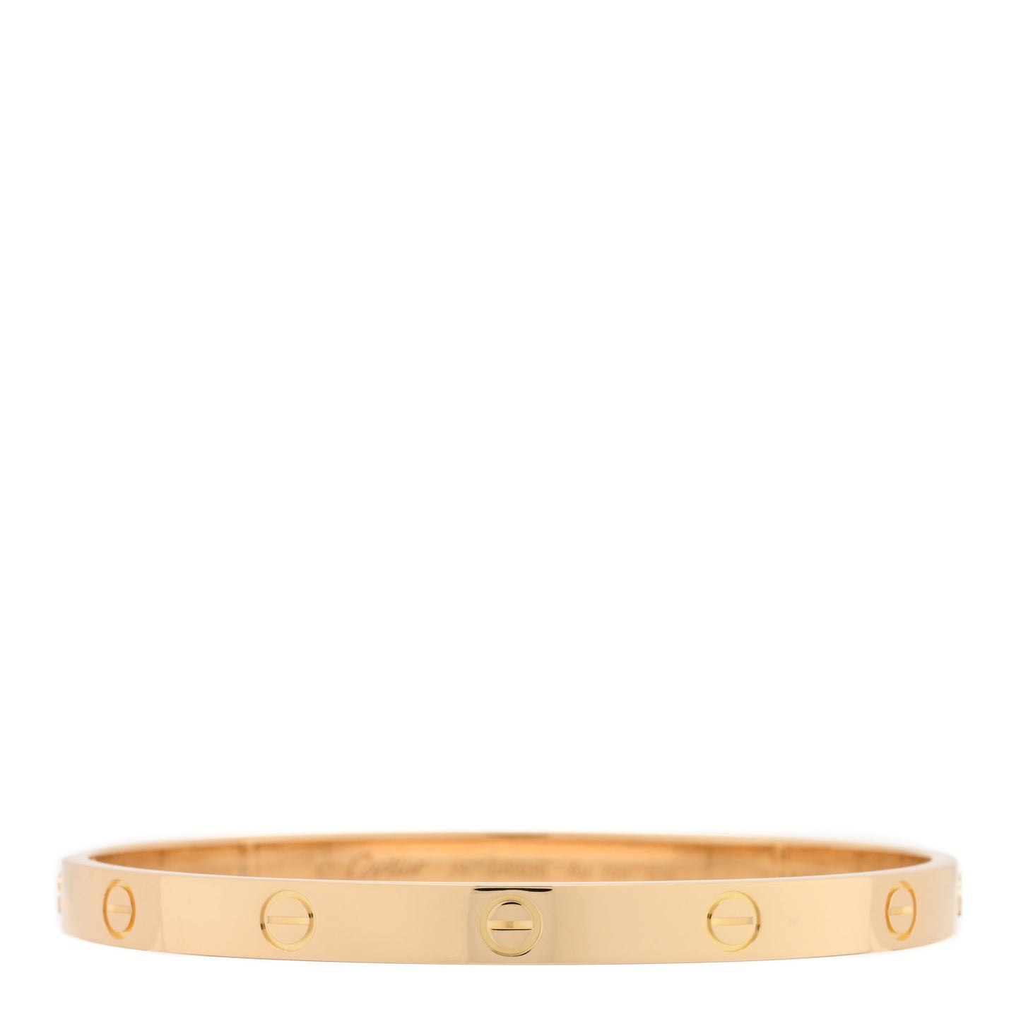 18K Yellow Gold LOVE Bracelet 19