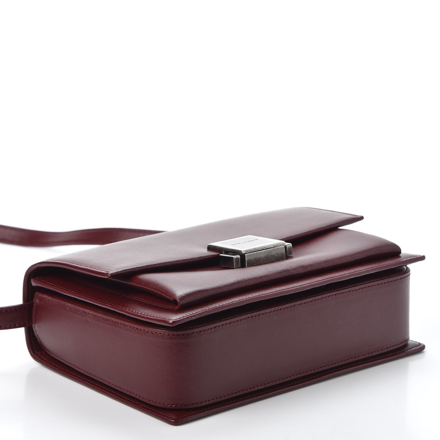 Saint Laurent Calfskin Medium Bellechasse Satchel Palissandre 3 of 10