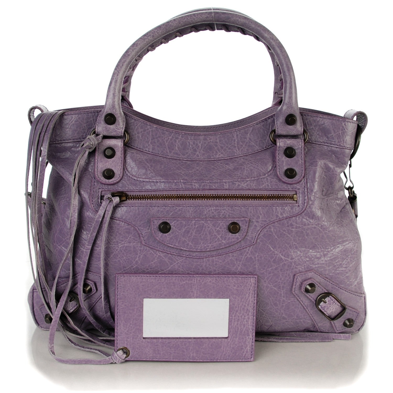 Balenciaga Agneau Classic Hardware Town Glycine 1 of 8