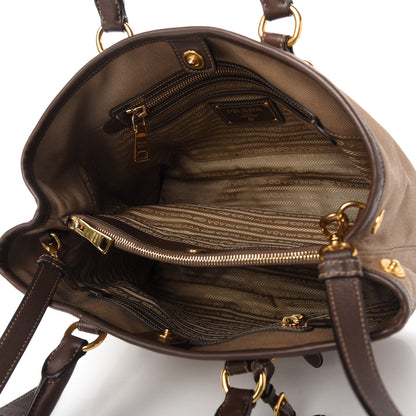 Prada Jacquard Logo Tote Corda Bruciato 5 of 10