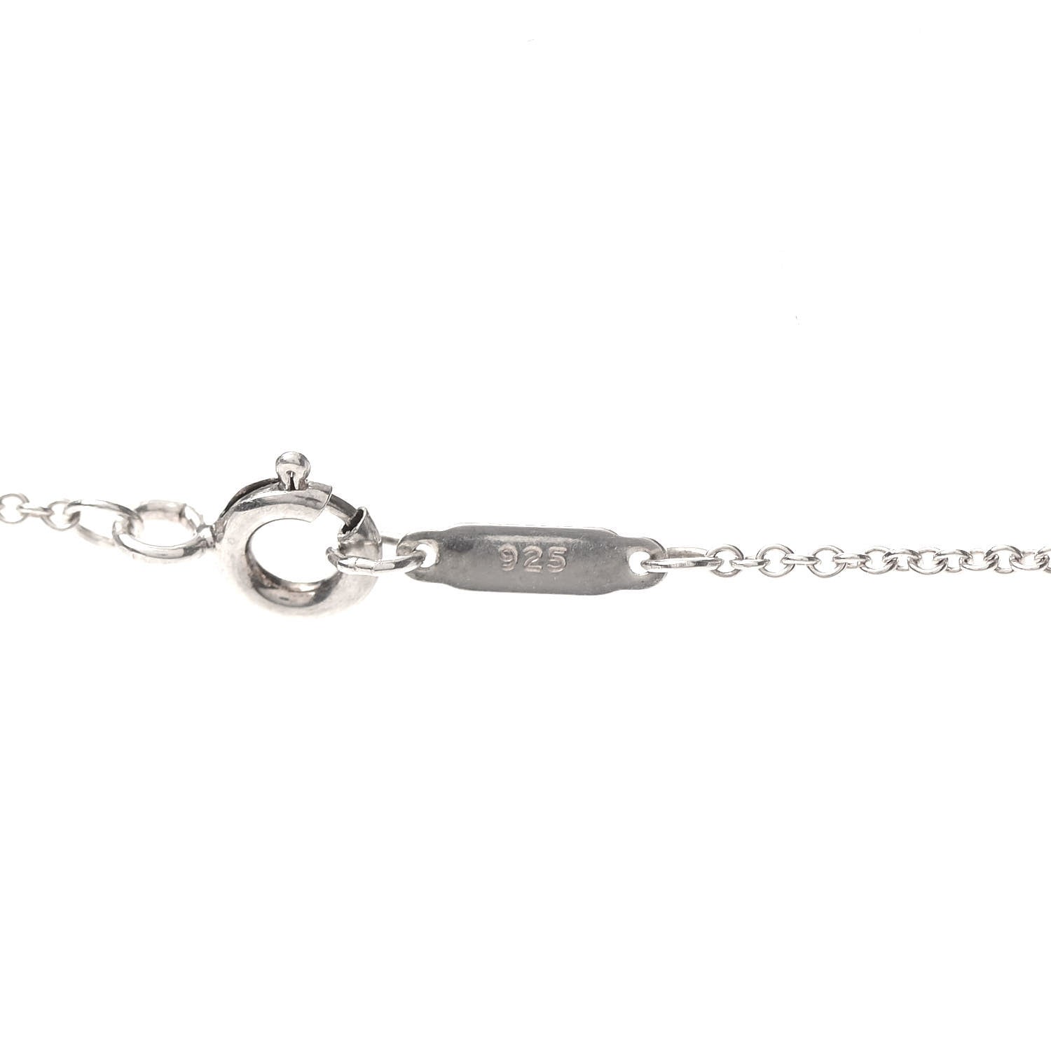 Tiffany Sterling Silver 1837 Circle Pendant Necklace 4 of 5