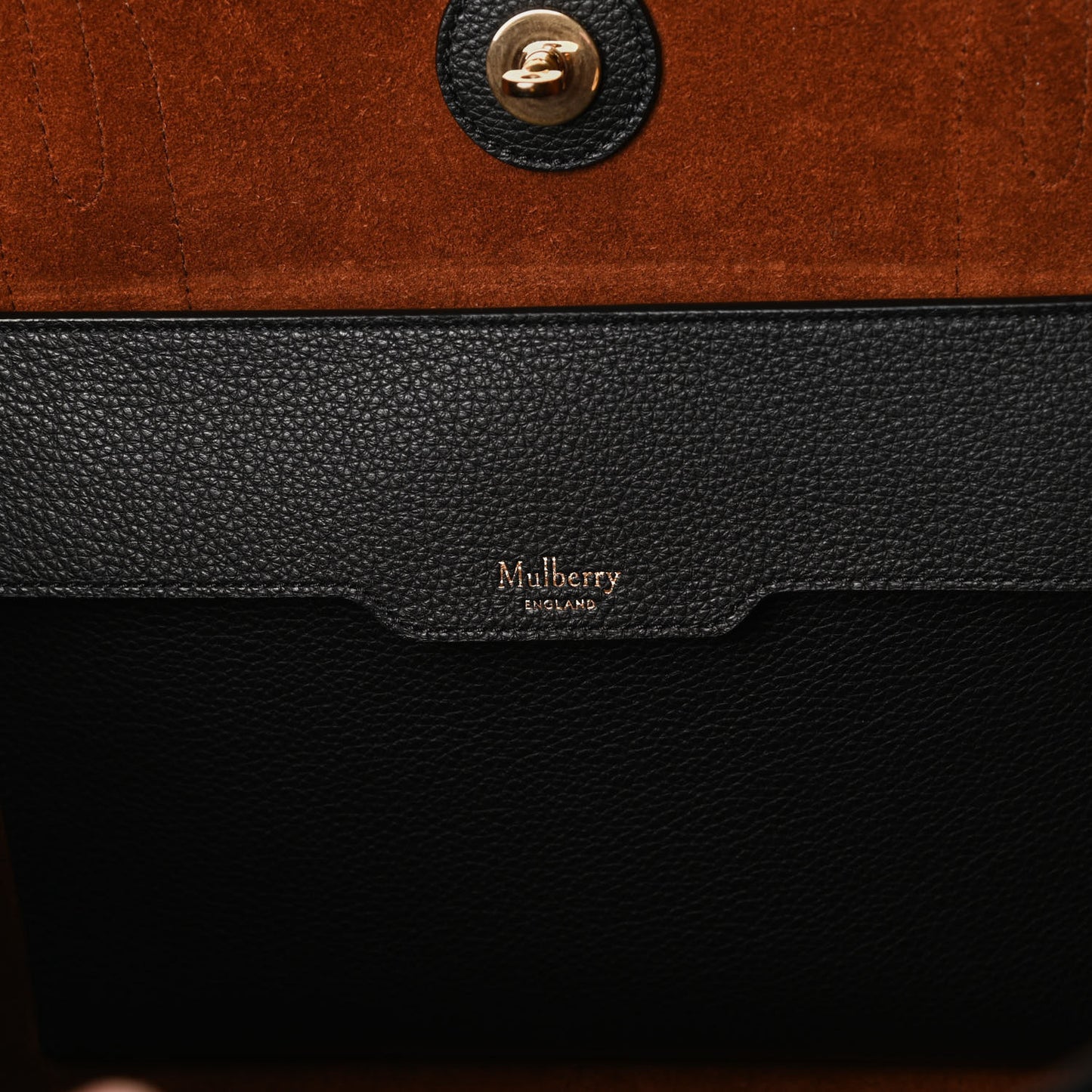 Small Classic Grain Bayswater Tote Black