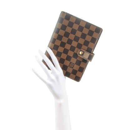 Louis Vuitton Damier Ebene Medium Ring Agenda Cover 2 of 7