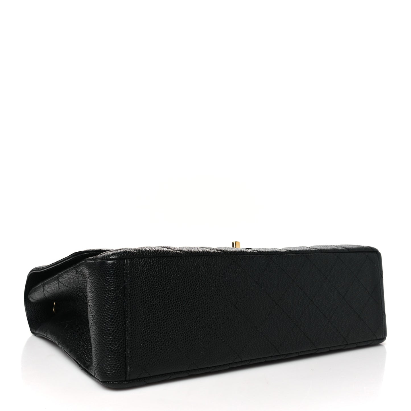 Caviar Maxi Single Flap Black