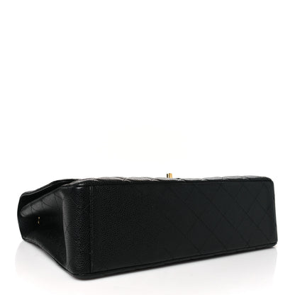 Chanel Caviar Maxi Single Flap Black 4 of 11