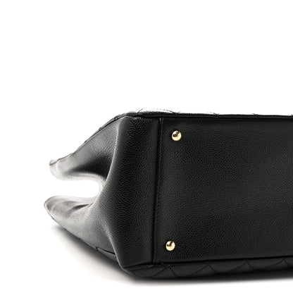 Chanel Caviar Quilted XL Grand Shopping Tote GST Black 9 of 10