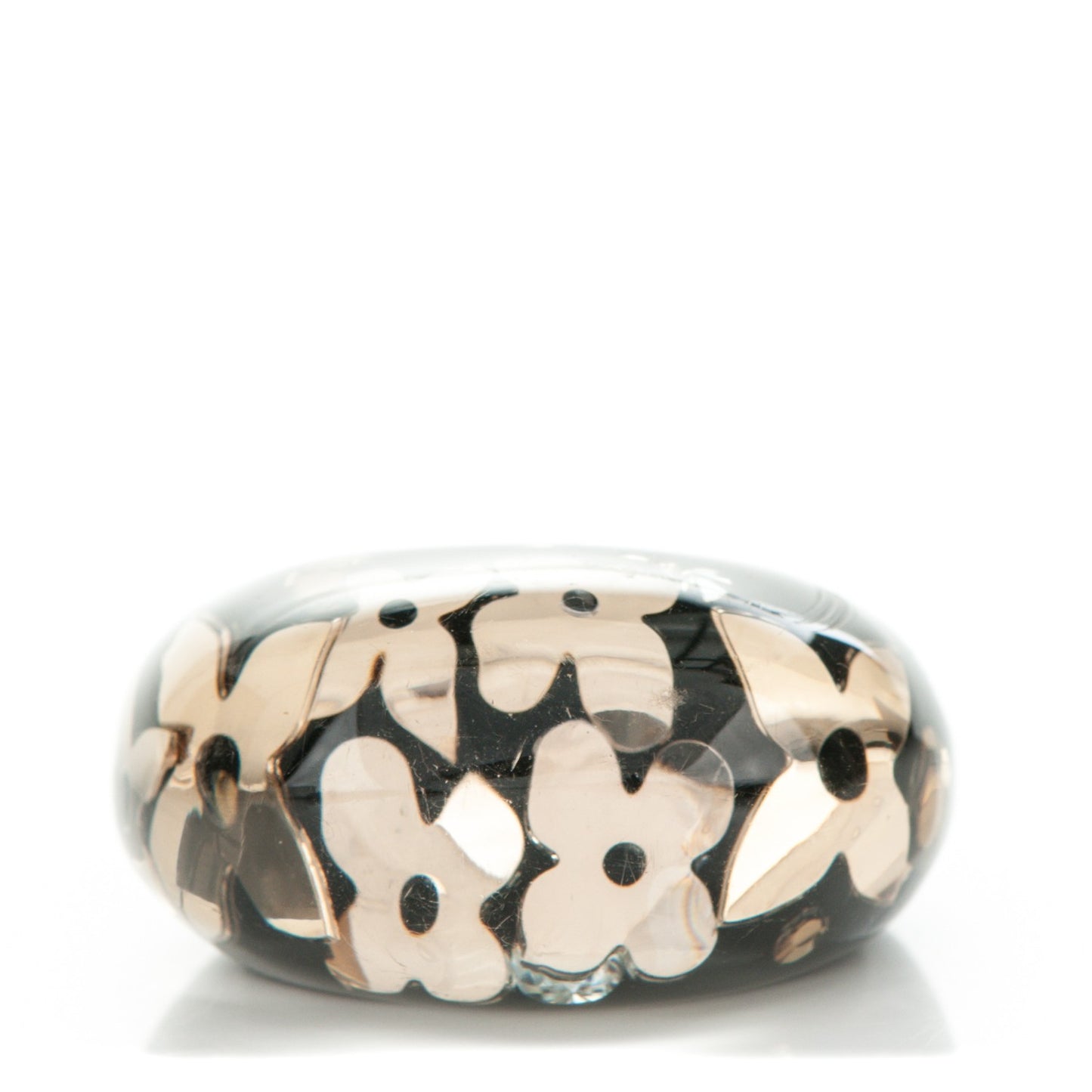 Resin Inclusion Ring 7.5 Black