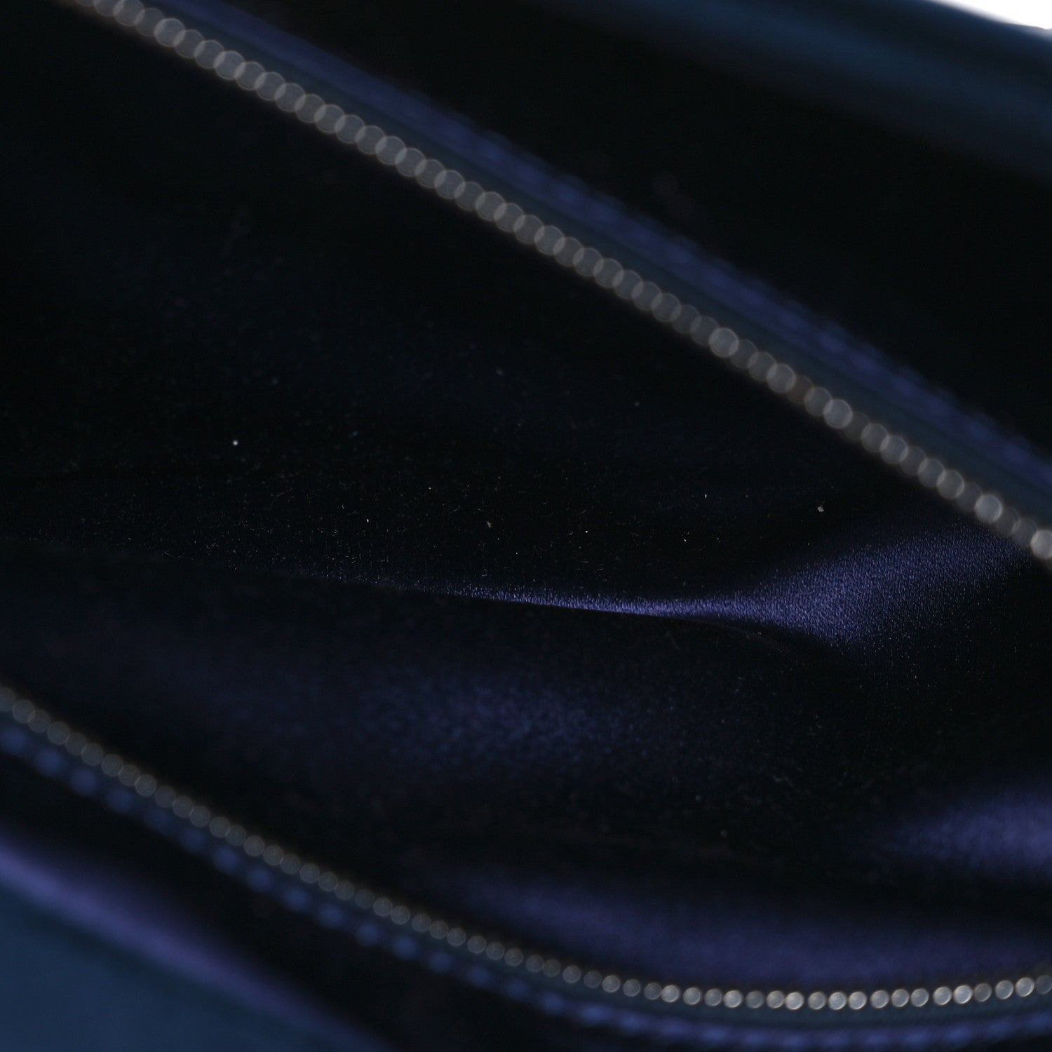 Fendi Velvet Crystal Embellished Baguette Midnight 6 of 11