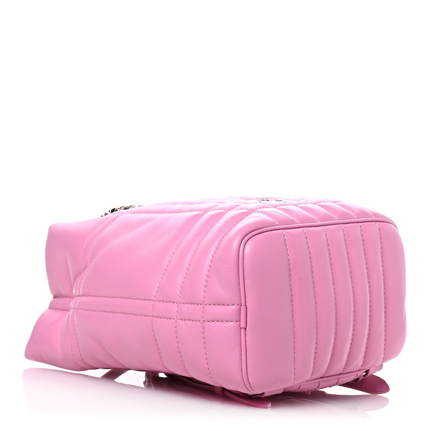 Lambskin Quilted Mini Lola Backpack Primrose Pink