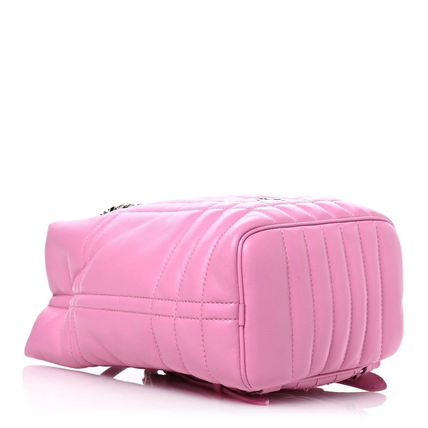 Burberry Lambskin Quilted Mini Lola Backpack Primrose Pink 4 of 12