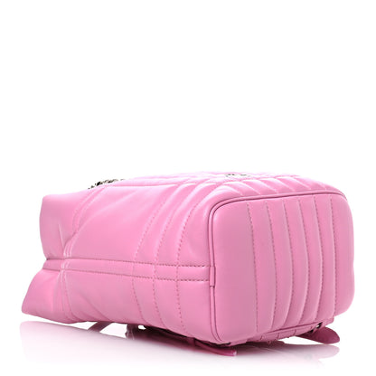 Burberry Lambskin Quilted Mini Lola Backpack Primrose Pink 4 of 12
