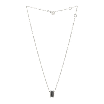 Bulgari Sterling Silver Ceramic Save The Children Pendant Necklace 3 of 6