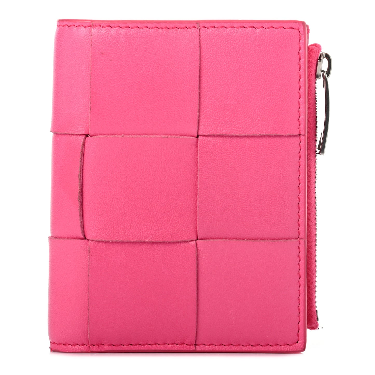 Lambskin Intrecciato Wallet Bon Bon