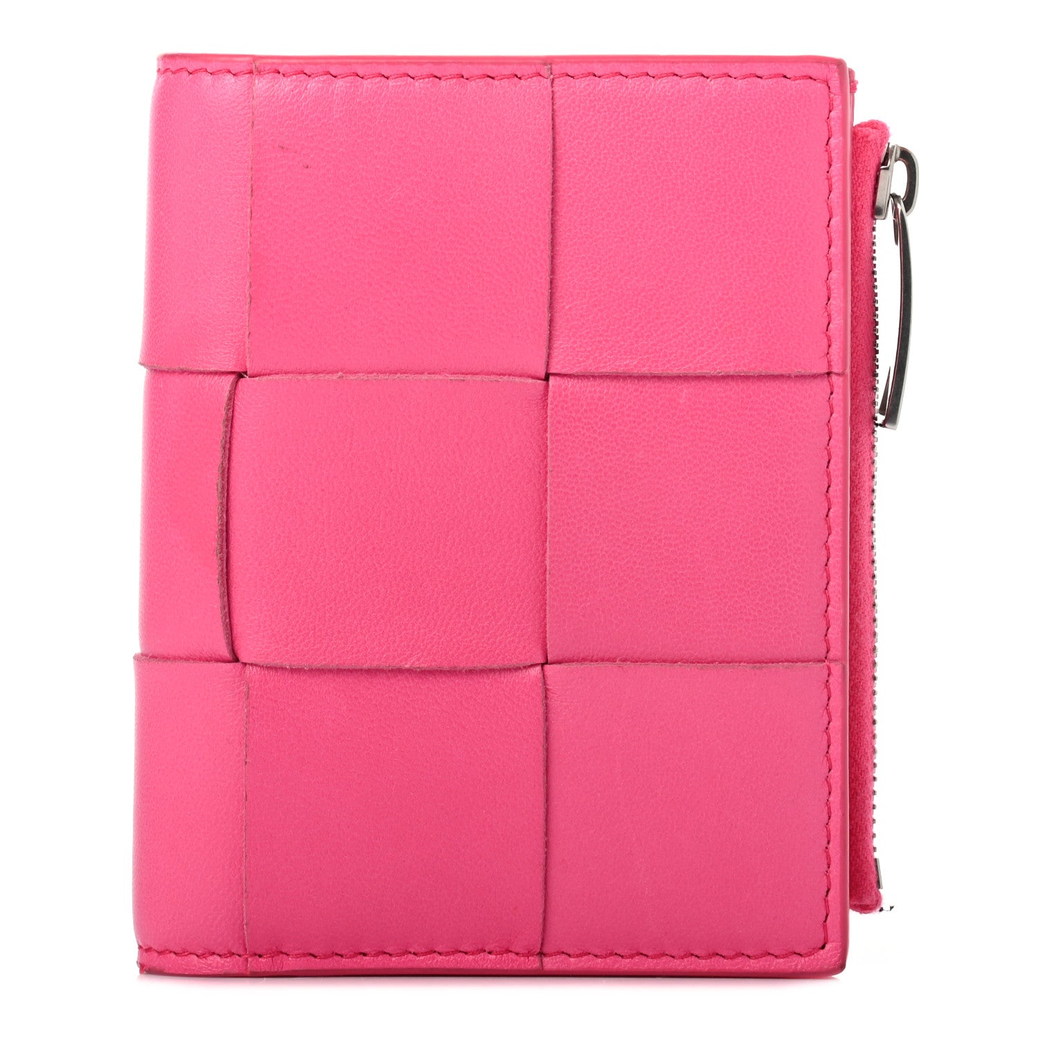 Bottega Veneta Lambskin Intrecciato Wallet Bon Bon 1 of 8