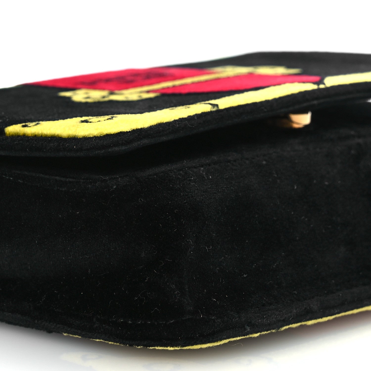 Prada Velvet Cahier Belt Bag Black 10 of 16