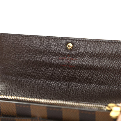 Louis Vuitton Damier Ebene Sarah Wallet 14 of 22