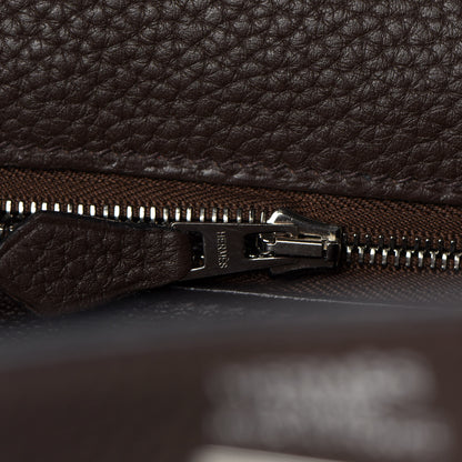 Hermes Taurillon Clemence Kelly Retourne 35 Chocolate 29 of 37