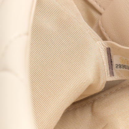 Chanel Lambskin Quilted Chanel 19 Waist Bag Light Beige 7 of 10