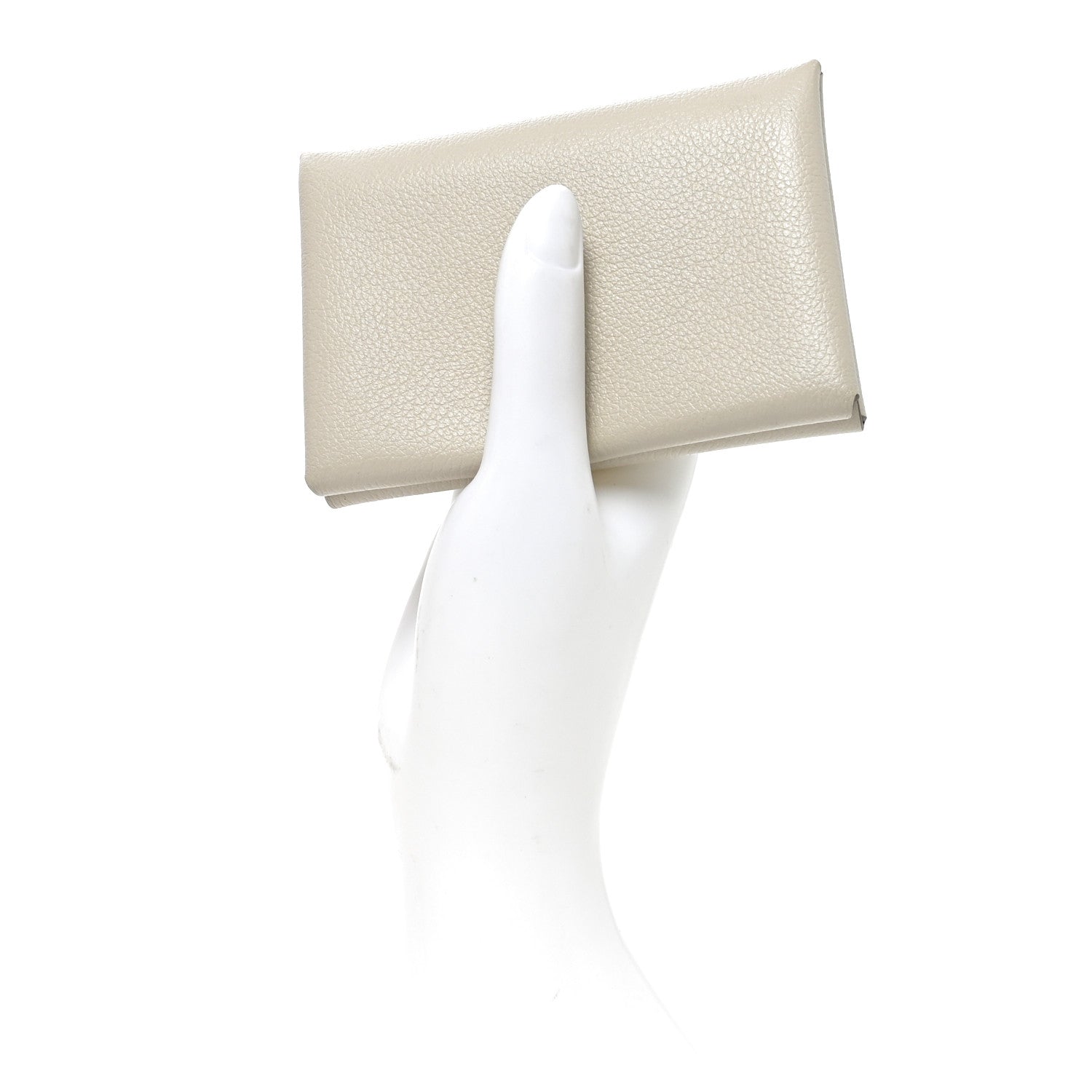 Hermes Evercolor Calvi Duo Card Case Beton 2 of 8