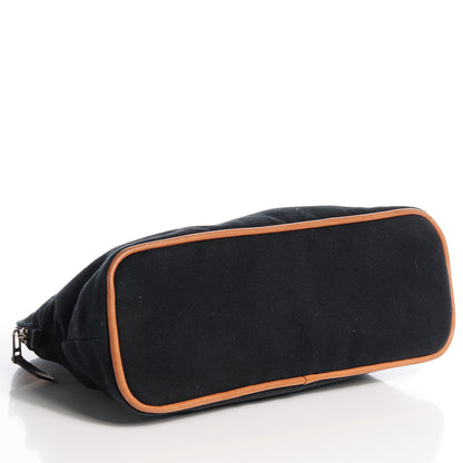 Hermes Toile Bolide Travel Cosmetic Pouch Black 4 of 10