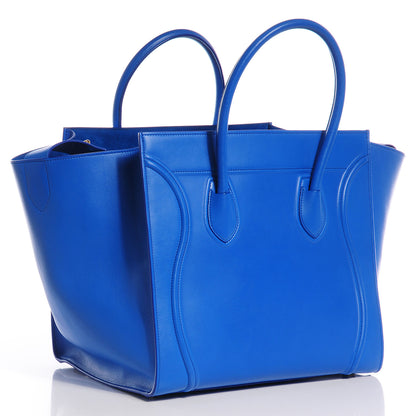Celine Smooth Calfskin Medium Phantom Luggage Electric Blue 3 of 8