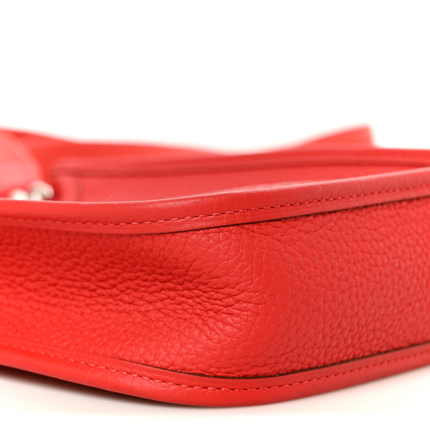Hermes Taurillon Clemence Evelyne TPM Rouge De Coeur 10 of 11
